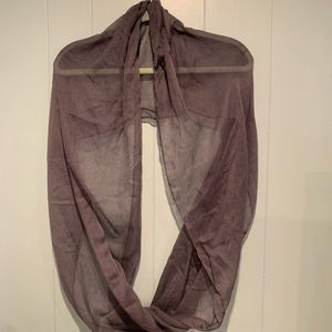 Grey Sheer Scarf